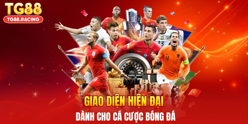 Giao diện hiện đại dành cho cá cược bóng đá