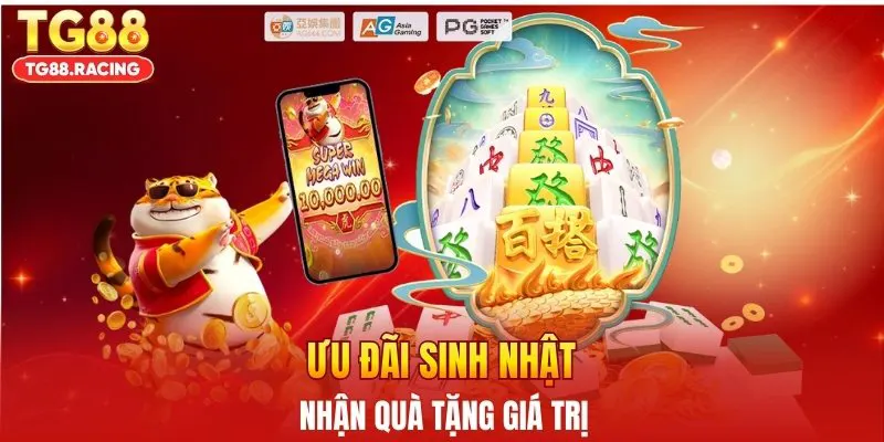 Ưu đãi sinh nhật nhận quà tặng giá trị